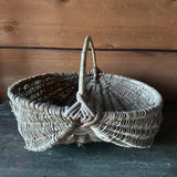French Vintage Wicker Picking Baskets