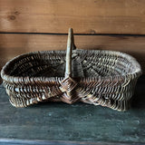 French Vintage Wicker Picking Baskets