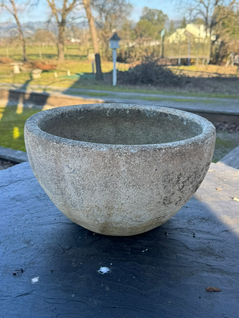 large stone plant pots Vintage French Cast Stone Planter