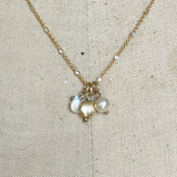 3 Charm Birthstone Necklace