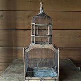 Bird Cage Vintage French Wood