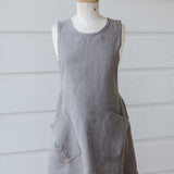 Apron Cross Back Handmade Belgian Linen