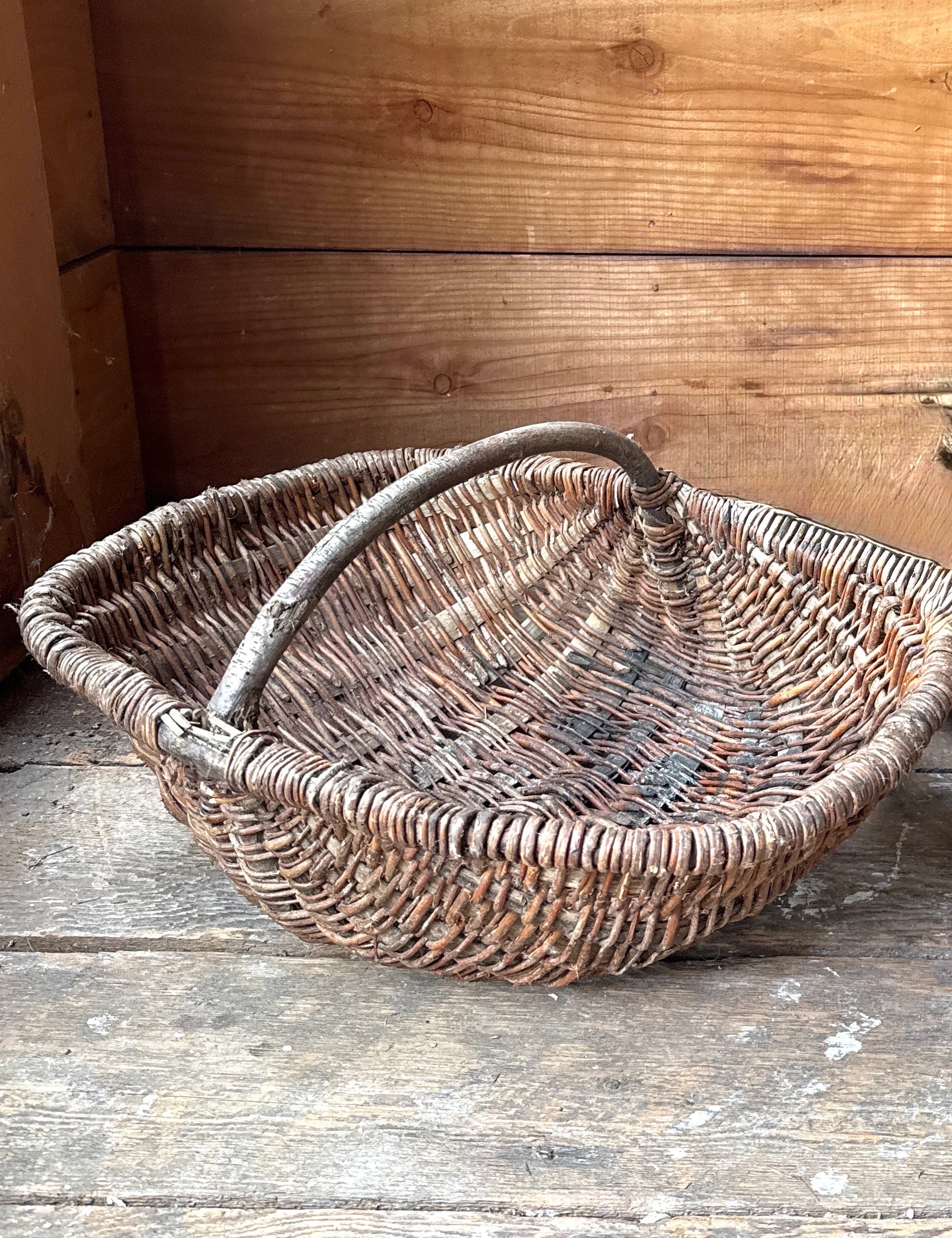 Large French Picking Basket