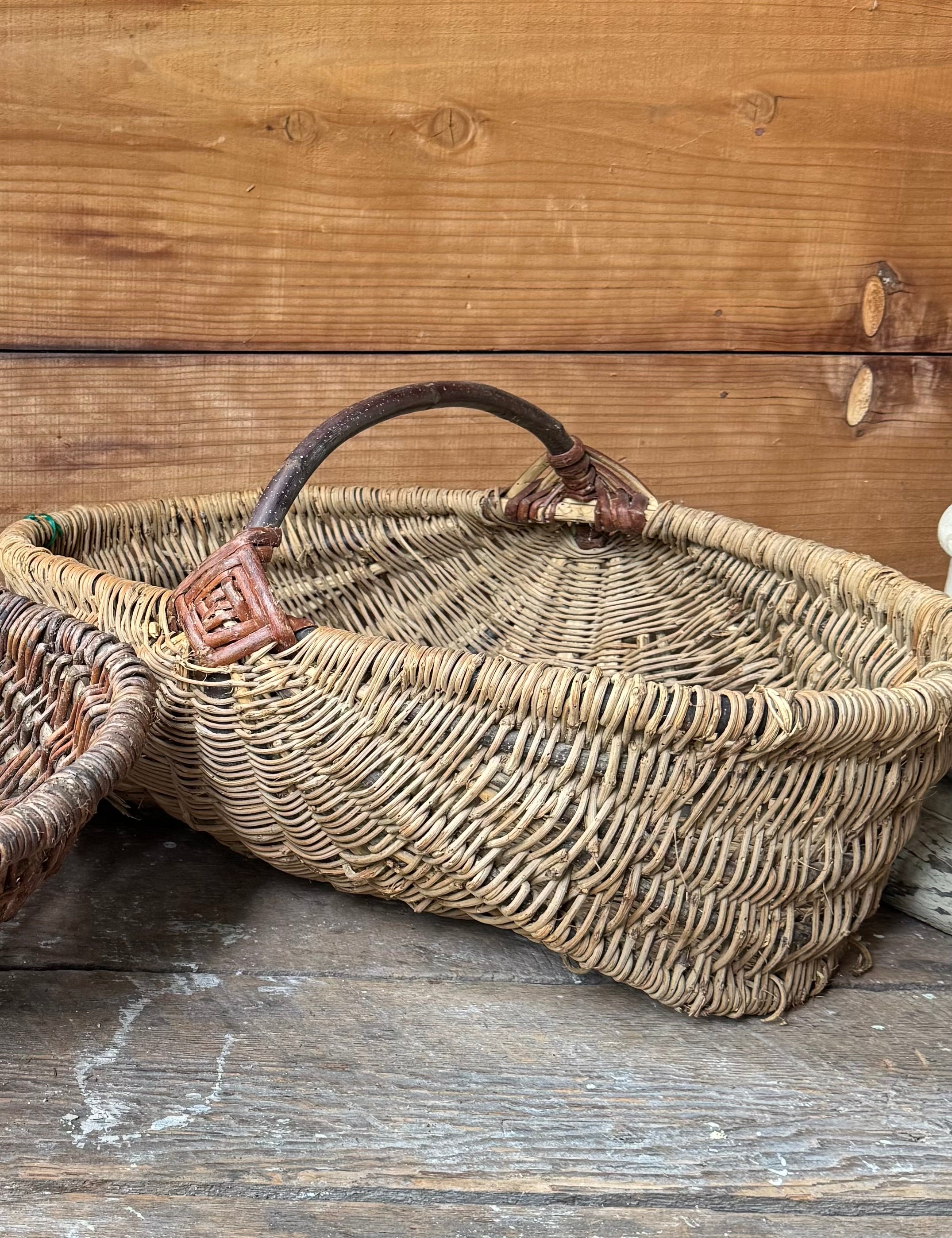 Large French Picking Basket