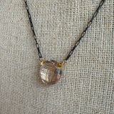 Necklace Ametrine and Sterling Silver BNR 3021