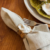 Oyster Napkin Rings Set of 4 Pat