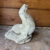 Seal French Vintage Cast Stone Fountain
