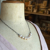 Necklace Fresh Water Pearl and OXSS