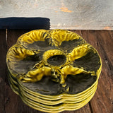 Majolica Oyster Plates