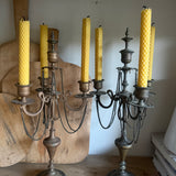Candleabras Pair Metal