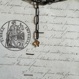 Faceted Citrine Necklace